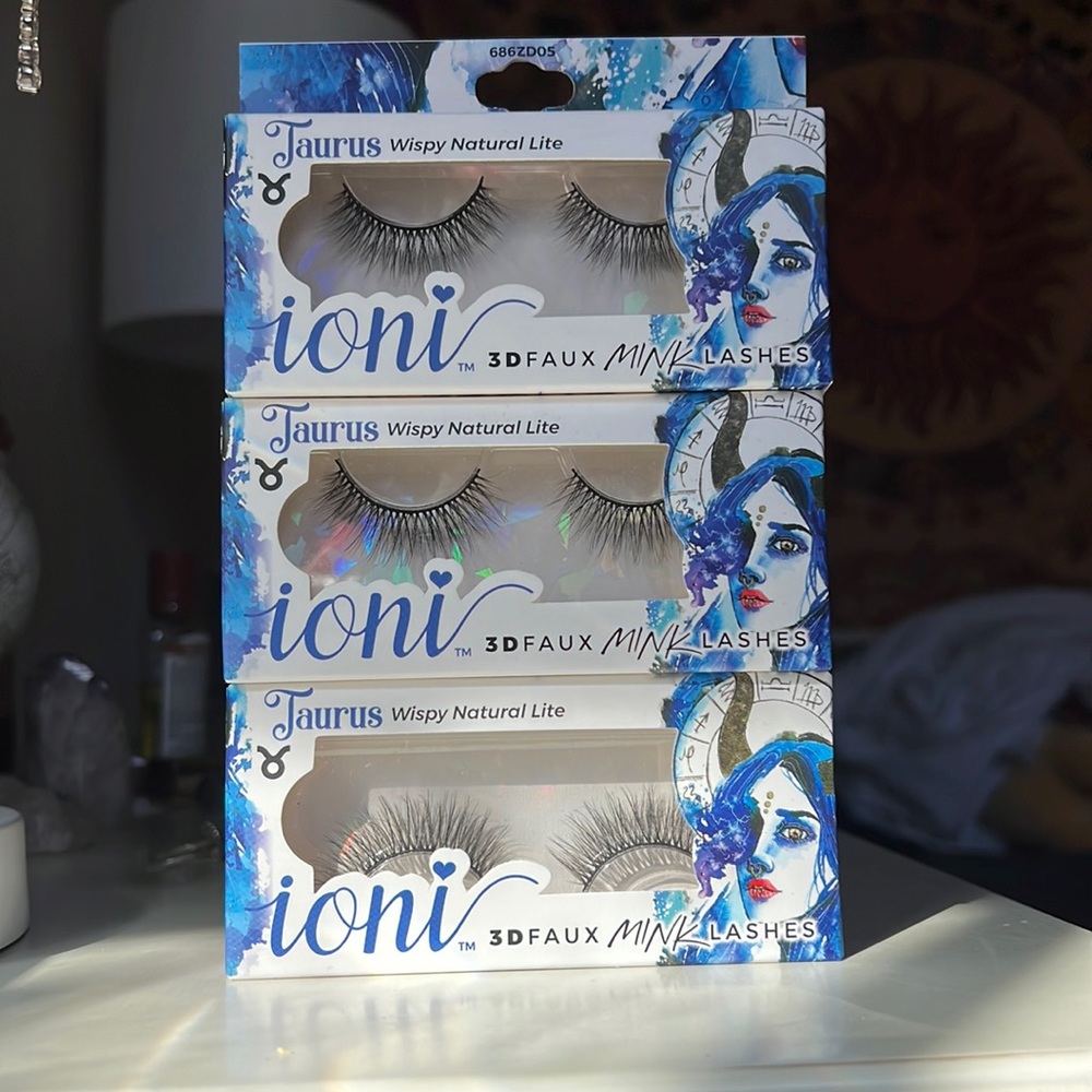 3 pack of Ioni lashes